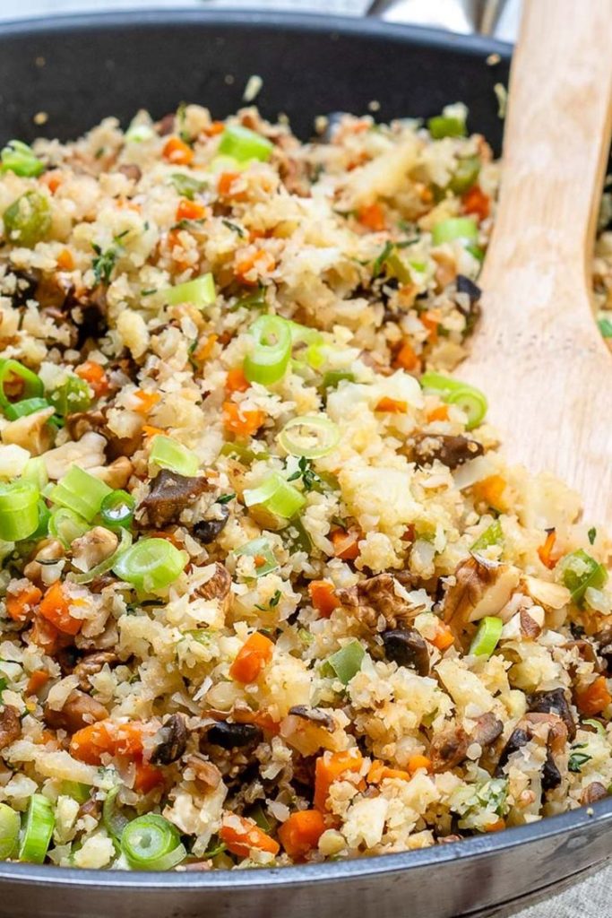 Karfiol rizs: alacsony szénhidráttartalmú köret alternatíva